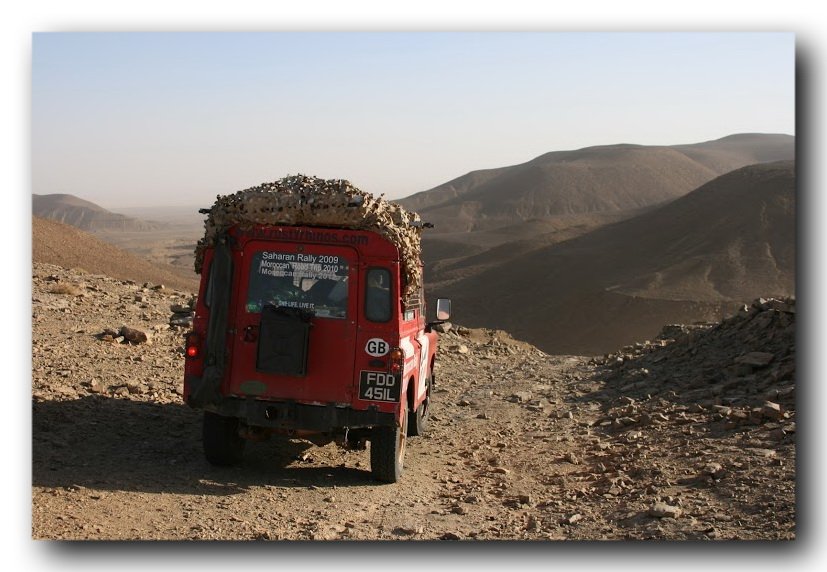 Red in the Western Sahara during the Moroccan Rally 2012