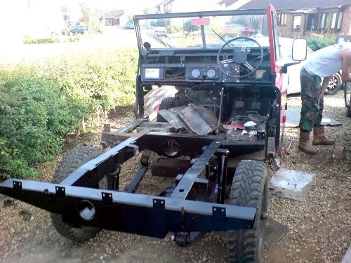 Red back on her own four wheels after chassis work